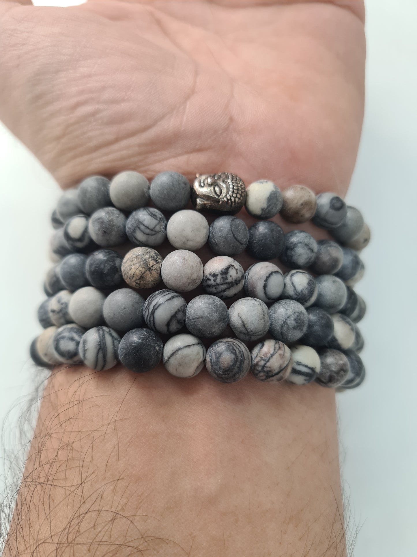 Black Picasso Jasper Bracelet